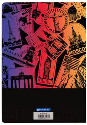 Тетрадь предметная Brauberg World / 404038 3