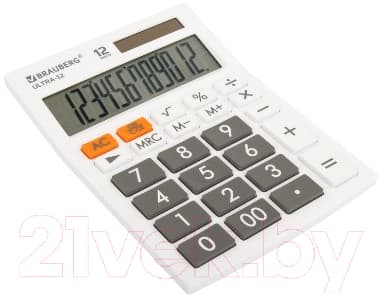 Калькулятор Brauberg Ultra-12-WT / 250496 5