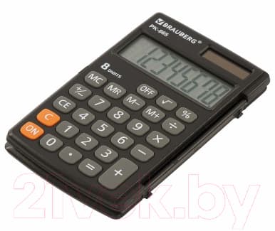 Калькулятор Brauberg PK-865-BK / 250524 5