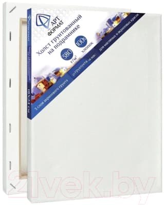 Холст для рисования АртФормат Среднее зерно грунт 30x40см / AF13-081-04