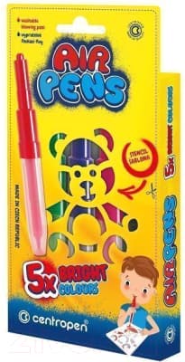 Фломастеры Centropen AirPens Bright Colours / 615000562