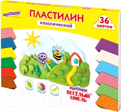 Пластилин Юнландия Веселый шмель / 106434