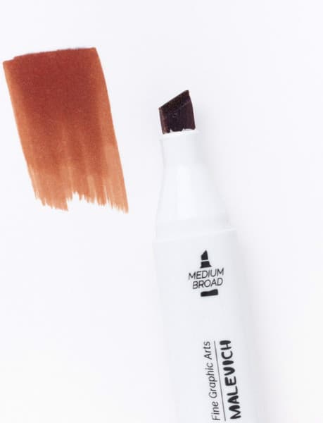 Маркер перманентный Малевичъ GrafArt Brush 190043 2