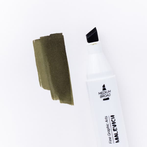 Маркер перманентный Малевичъ GrafArt Brush 190010 2