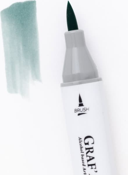 Маркер перманентный Малевичъ GrafArt Brush 190081 3