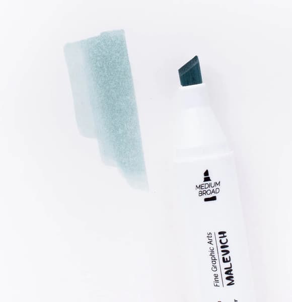 Маркер перманентный Малевичъ GrafArt Brush 190088 2