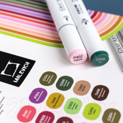 Набор маркеров Малевичъ GrafArt Brush / 190913 4