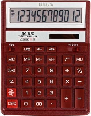 Калькулятор Eleven SDC-888X-RD 2