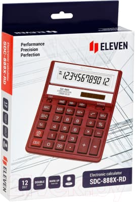 Калькулятор Eleven SDC-888X-RD 6
