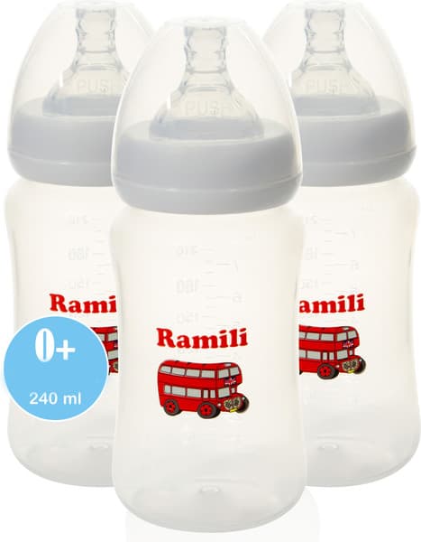 Набор бутылочек для кормления Ramili Baby ML240X3 4