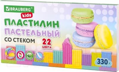 Пластилин Brauberg Kids / 106682