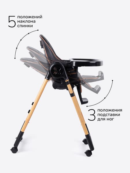 Стульчик для кормления Amarobaby Elegant / AB23-23EL/09 4