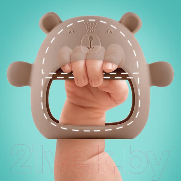 Прорезыватель для зубов ROXY-KIDS На руку Мишка / RST-003-C 7