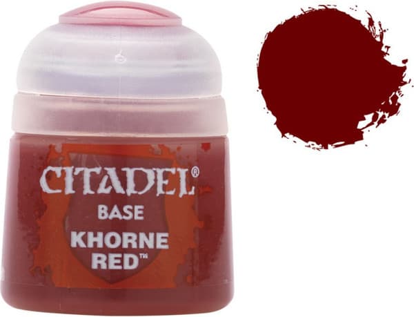 Краска для моделей Citadel Base. Khorne Red / 21-04