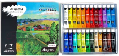 Акриловые краски Малевичъ 618901