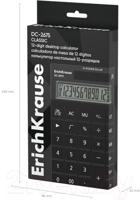Калькулятор Erich Krause DC-2675 Classic / 62001 5