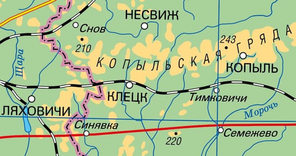 Настенная карта Белкартография Республика Беларусь. Полит.-администр. 131x93см 2