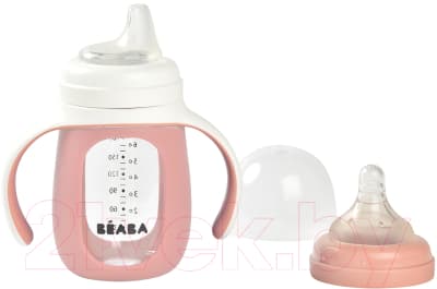 Поильник Beaba Biberon Verre Sil 913520