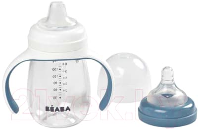Поильник Beaba 2 In 1 Learning Cup 913477