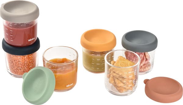 Набор контейнеров для детского питания Beaba Portions Verre Sun 914008 5