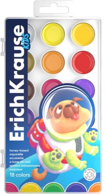 Акварельные краски Erich Krause Kids Space Animals / 61361