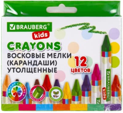 Восковые мелки Brauberg Kids / 271695 5