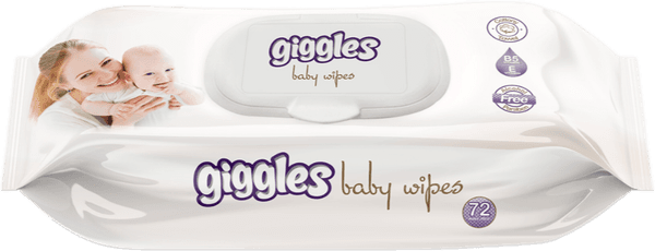 Влажные салфетки детские Giggles 72шт