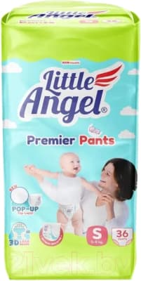 Подгузники-трусики детские Little Angel Baby Diaper Pants Premier Small