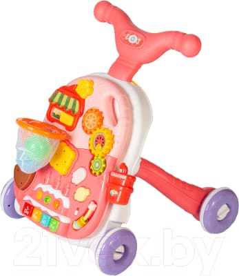 Ходунки-каталка Babyhit Multi Play Pink / WT120