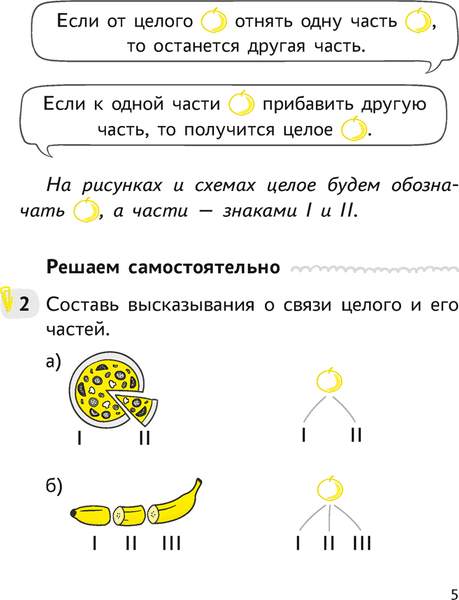 Рабочая тетрадь Аверсэв Математика. 1 класс. Учимся решать задачи. 2024, мягкая обложка 3