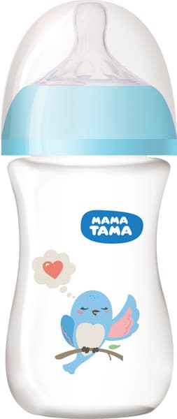 Бутылочка для кормления Мама Тама С широким горлышком / MT/093