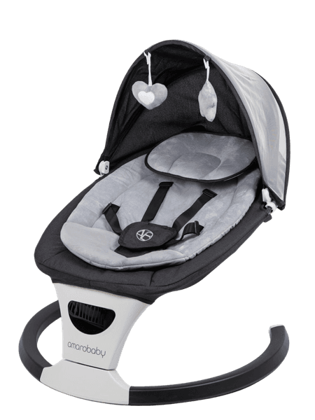 Детский шезлонг Amarobaby Teddy Swing / AB24-22TED/09