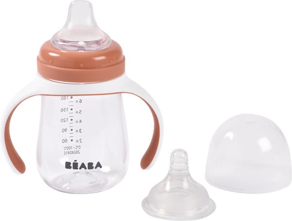 Поильник Beaba Biberon D'app 2en1 210 Terracotta 913585 4