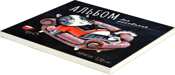 Альбом для рисования Феникс+ Увлеченный читатель / 64787 2