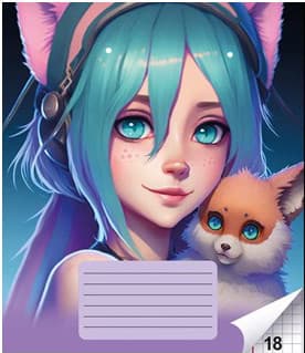 Тетрадь Centrum Animal girls Аниме / 72045