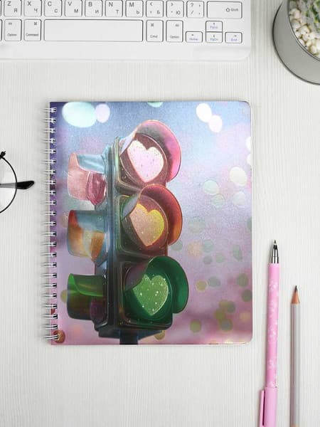 Тетрадь Феникс+ Copybook. Сфетофор любви / 68515 8