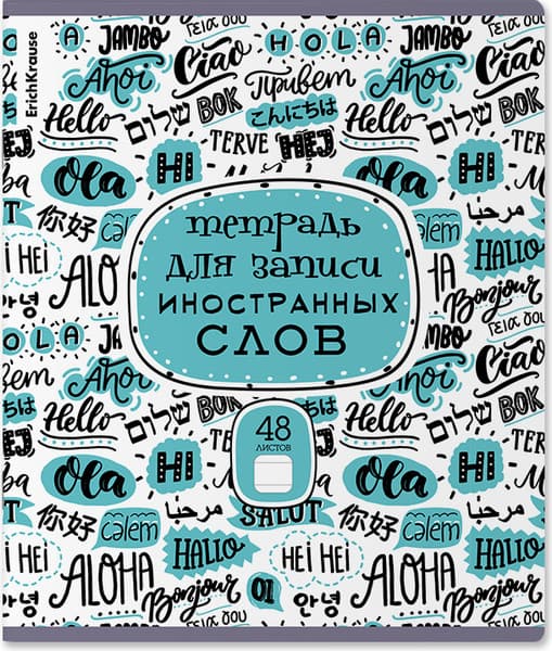 Тетрадь предметная Erich Krause Words. Для записи иностранных слов / 58545 2