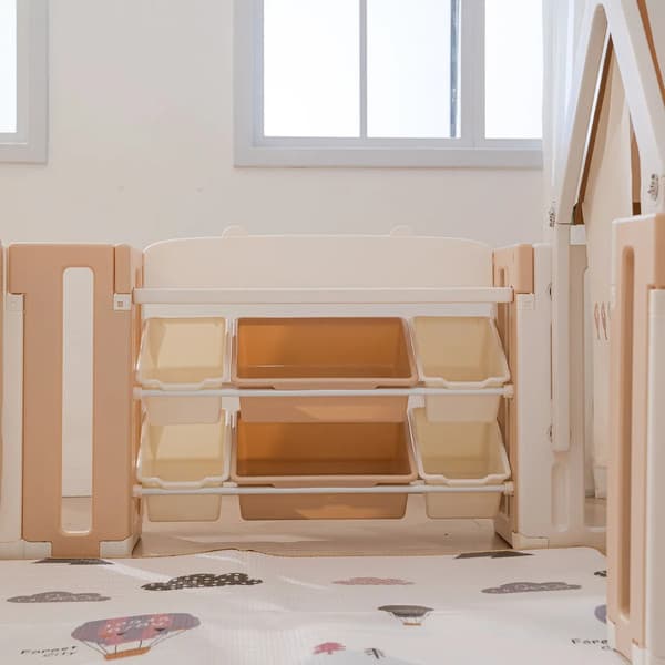 Игровой манеж UNIX Kids DeLuxe House&Storage 150x180 / pplxswhs180wc 8