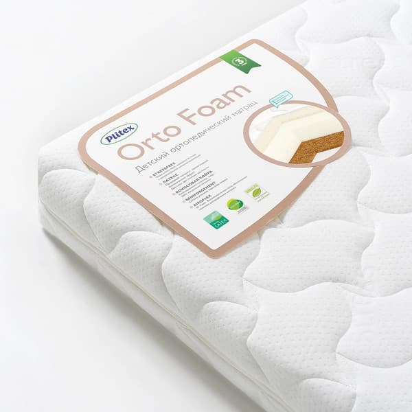 Матрас в кроватку Plitex Orto Foam / ПМ-03/4 2