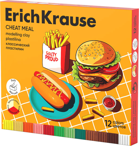 Пластилин Erich Krause Cheat Meal / 65443