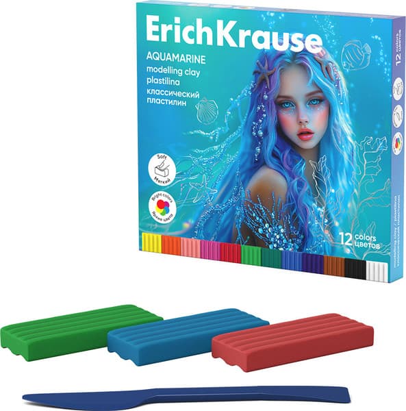 Пластилин Erich Krause Aquamarine / 65192 2